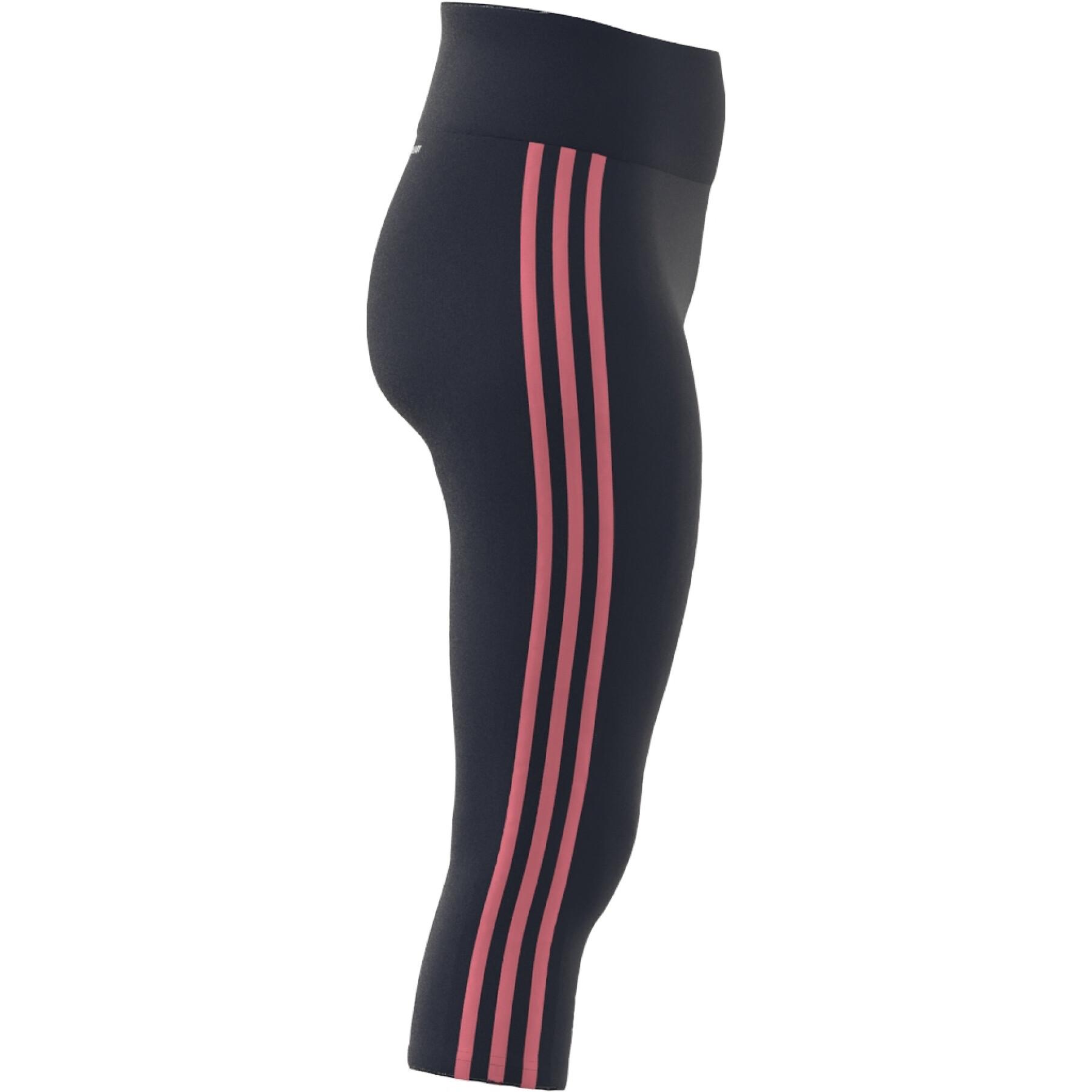 Legging femme adidas Designed To Move High-Rise 3-Stripes 3/4 Sport